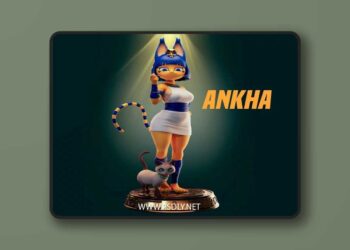 Ankha Animal Crossing 3D print Model