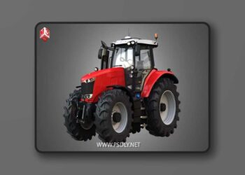 Massey Ferguson 7719 Tractor 3D Model