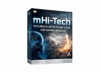 MotionVFX mHi Tech Futuristic Effects and Titles for DaVinci Resolve