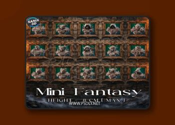Sanix – New 15 Models Mini Fantasy February 2026 – 3D Print Model STL