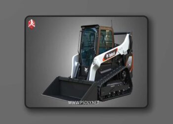T76 Platinum Compact Track Loader – Bucket 3D Model