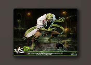 VS3D – Lizard – 3D Print Model STL