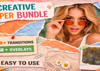 Videohive Paper Transition and Overlays Bundle For DaVinci Resolve 62503198