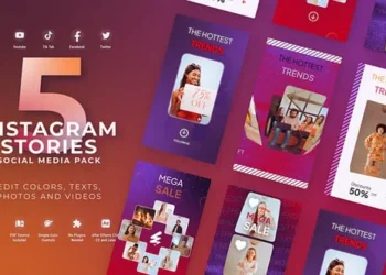 Videohive Vertical Carousel Video Slides 62605938