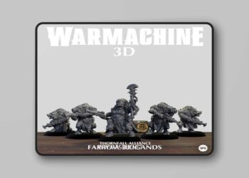 Warmachine – Thornfall Alliance Farrow Brigands – 3D Print Model